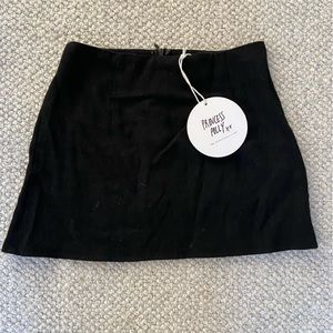 Princess Polly black mini skirt